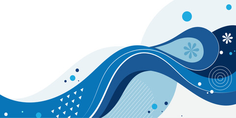 03. Professional Business Stylish Blue Curve Background