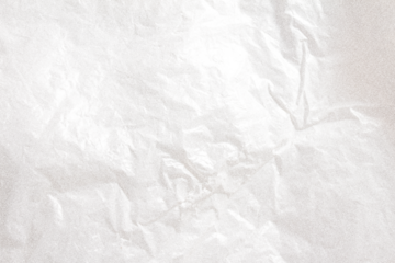 Overlay of Old Grainy Crumpled Plastic Texture with Transparent Background