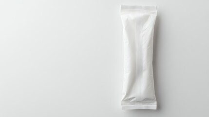 Feminine hygiene product in white wrapper Copy space template 