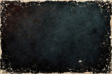 Black vintage poster overlay, distressed, torn edges, scratched surface , rip, paper