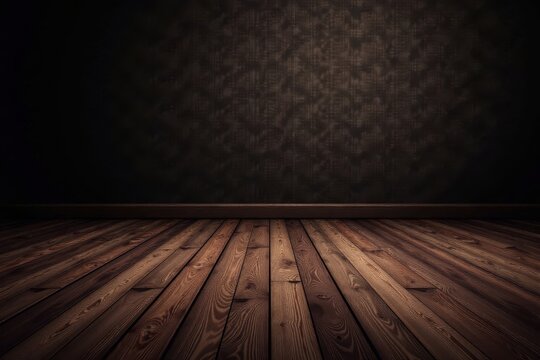 Dark wood parquet floor, rich texture, empty space , floor, pattern