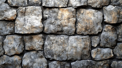 Fototapeta premium Cracked and Weathered Concrete Wall Surface. Portrait of Dirty Charcoal Against a Gray Wall