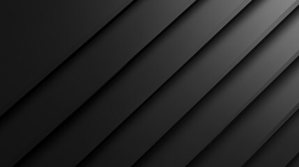Fototapeta premium Shadow strips, realistic lines overlay effect isolated on transparent background. Gradient borders with soft edges. Black paper shades, dividers graphic design elements, 3d vector illustration, set