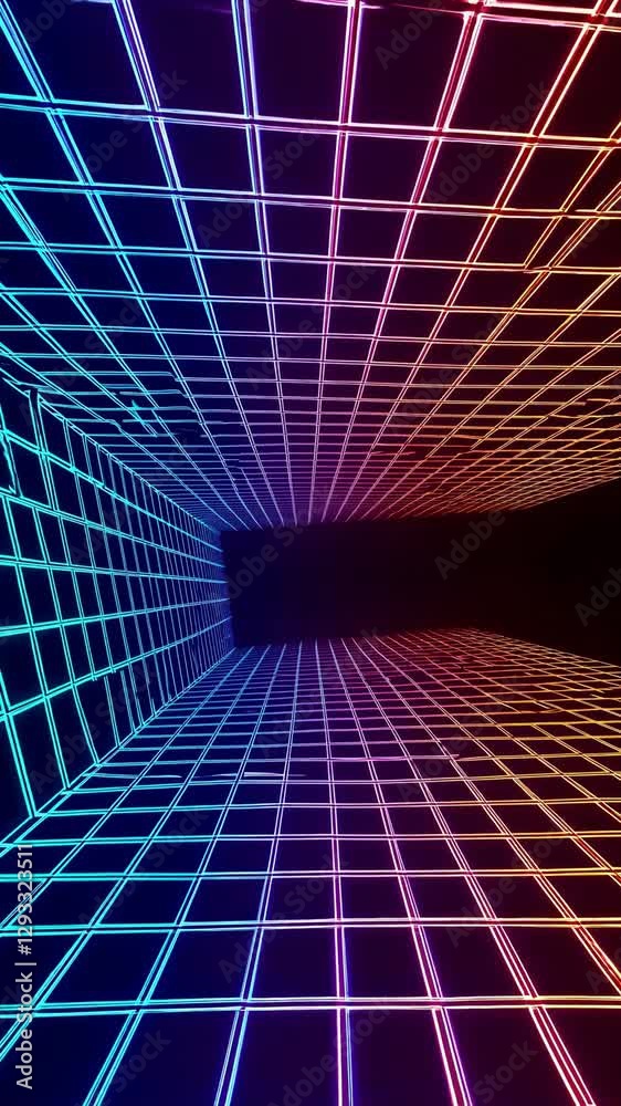 Poster abstract background with lines