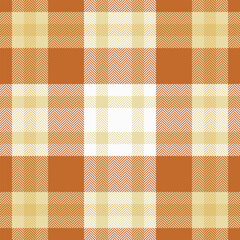 Warm autumnal plaid pattern in beige and burnt orange.  Perfect for fallthemed designs, textiles, and seasonal branding.  The herringbone weave adds texture and visual interest.