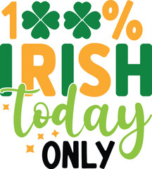 St Patrick Day SVG design