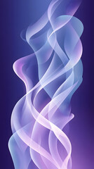 Naklejka premium A background of swirling purple and blue gradients, creating an abstract design 