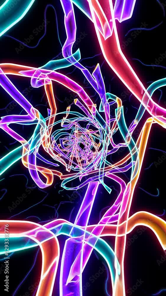 Poster abstract colorful lines background