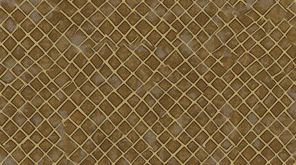 Vintage Geometric Pattern Design with Intricate Diamond Shapes