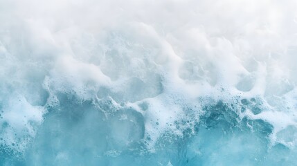 Majestic wave crashing in the ocean captured in stunning detail under bright blue sky and sunlit horizon