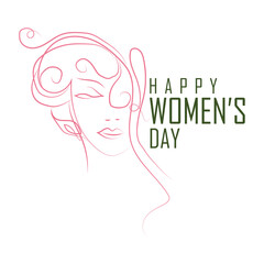Happy Women's Day. Women's Day Vector design. Womens day. March 8