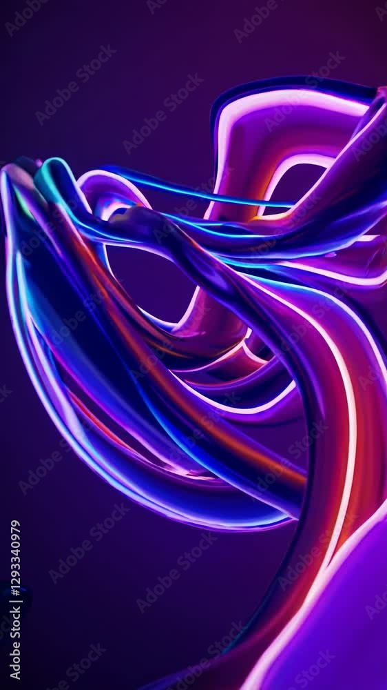 Poster abstract background with glowing lines