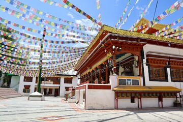 インド　ラダック　レーの中央ゴンパ