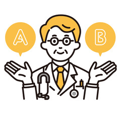 選択肢を出す医者