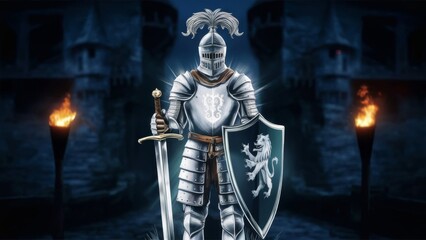 Obraz premium Medieval Knight