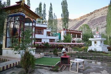 インド　ラダック　伝統家屋