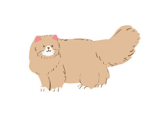 Illustration of an Watercolor Cute Cat