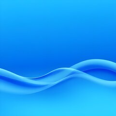 Fototapeta premium abstract blue wave background