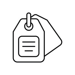 Discount tag vector icon