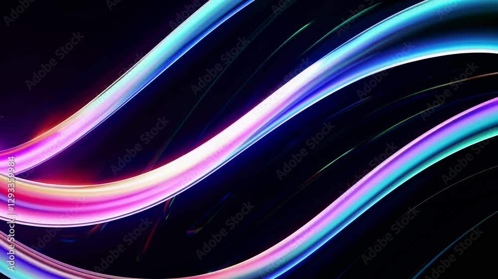 Poster abstract colorful wave background