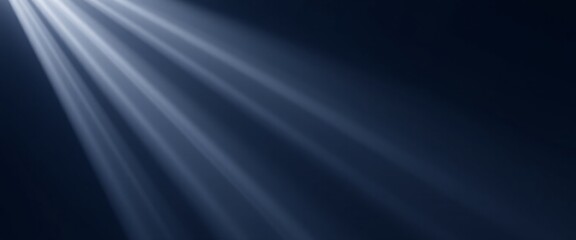 Light rays illuminating dark background