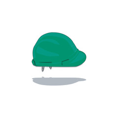Green safety helmet for safety officers. Ensures workplace protection in construction, industrial, and hazardous environments. Essential PPE for compliance, risk management, and accident prevention.