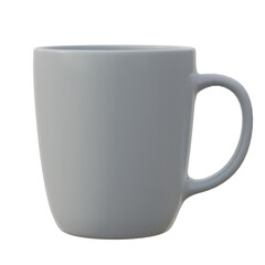 white cup on transparent background
