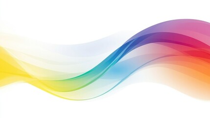 Fototapeta premium Colorful wave abstract background design (1)