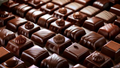 Obraz premium Treat yourself to a luxurious chocolate experience. 