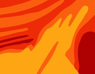 Obraz premium Fiery Fusion of Red and Orange Bold and Vibrant Abstract Background. A Radiant Blend of Warm Red and Orange Tones in a Dynamic Abstract Design. Shades of Red and Orange Creating a Abstract Artwork