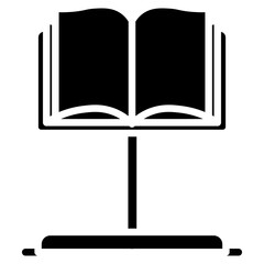 Book Stand Vector Icon