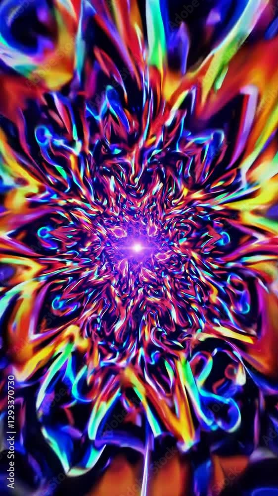 Aufkleber abstract background with colorful circles
