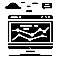 Traffic Analysis Vector Icon