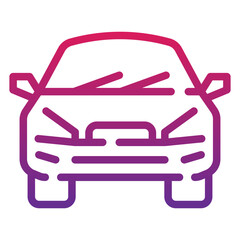 Car Gradient Icon