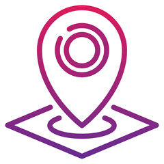Location Gradient Icon