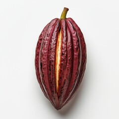 Cocoa Pod and Beans with Chocolate Ingredients