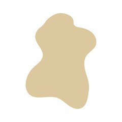 abstract blobs pastel brown for background