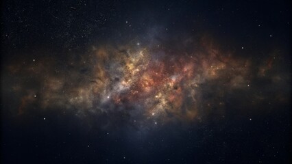 Fototapeta premium Star field in deep space many light years far from the Earth. Nebula night starry sky in rainbow colors. Multicolor outer space. Star field and nebula in deep space many light.