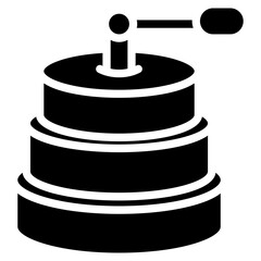 Millstone Vector Icon