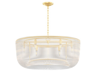 Pierce Large Pendant - Elegant Lighting Fixture Against White Background