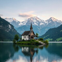 Fototapeta premium lake bled slovenia