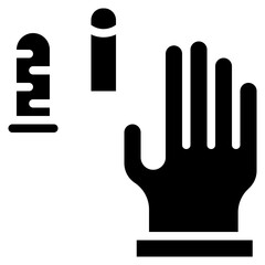 Finger Guard Vector Icon