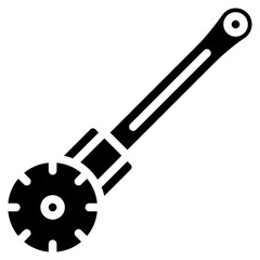 Rotary Cutter Vector Icon