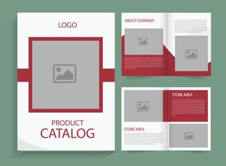 Modern Interior Design Portfolio Layout Template, Interior Design Magazine Layout for Home Decoration or Brand Identity. product catalogue template design or company furniture product catalog