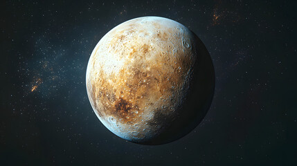 Obraz premium Lunar phenomena. A fascinating display of cosmic energy with some scenes in the background