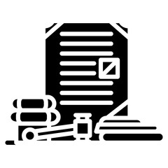 Historical Documents Vector Icon