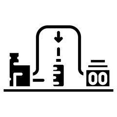 Downstream Processing Vector Icon
