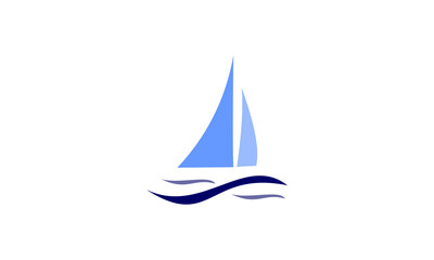 Wave and Ship Logo