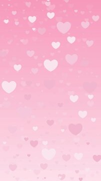 pink hearts background