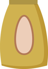 Flat food packaging icon